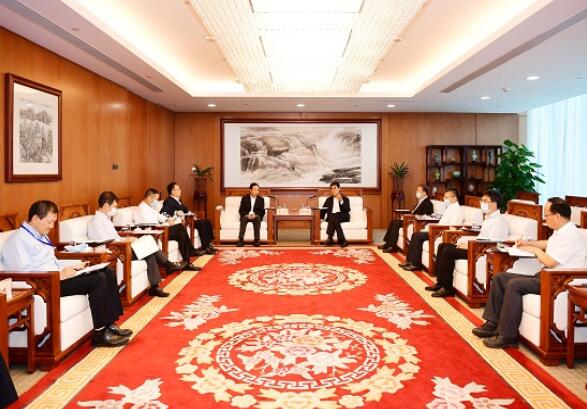 華能集團有限公司黨組書記、董事長舒印彪會見國開行董事長趙歡