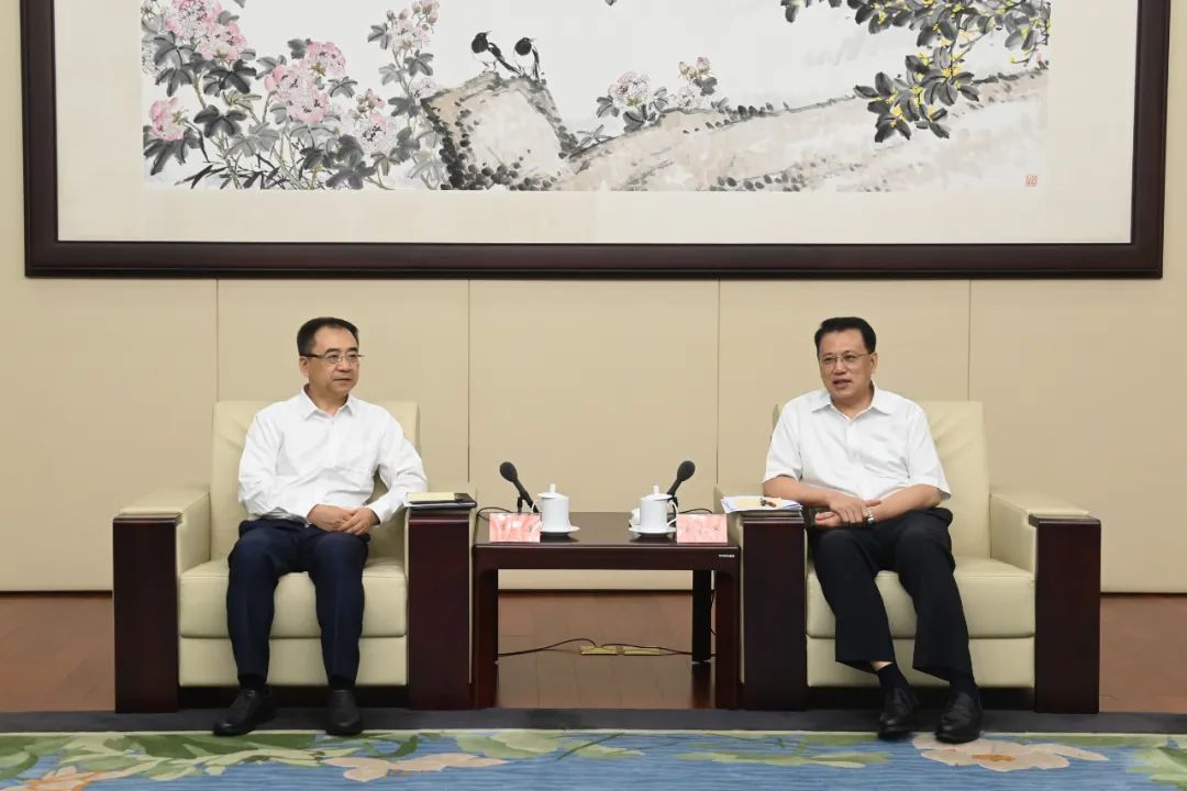 大唐集團(tuán)公司黨組書記、董事長鄒磊拜會(huì)浙江省委書記、省人大常委會(huì)主任袁家軍