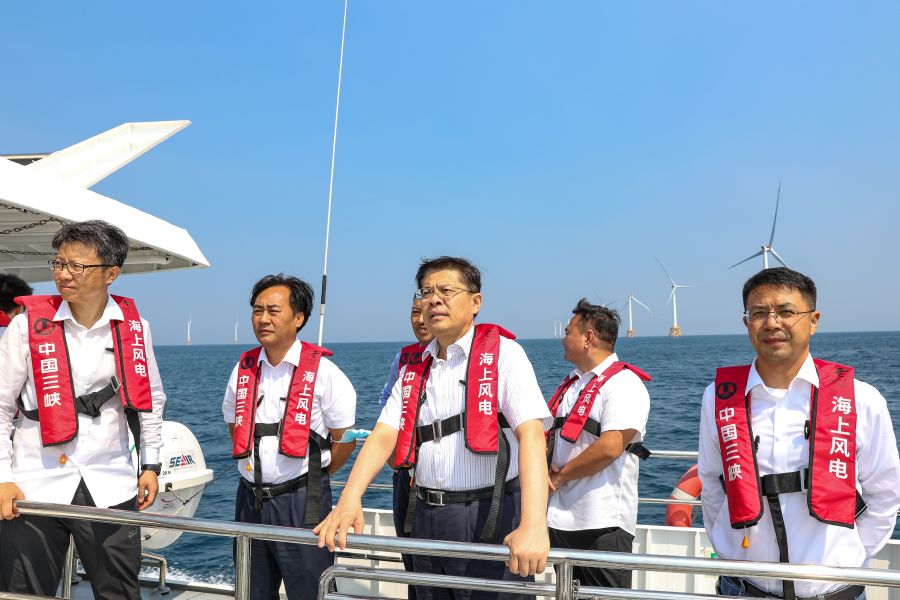 韓君赴廣東陽江、福建福州調(diào)研三峽集團(tuán)海上風(fēng)電項(xiàng)目