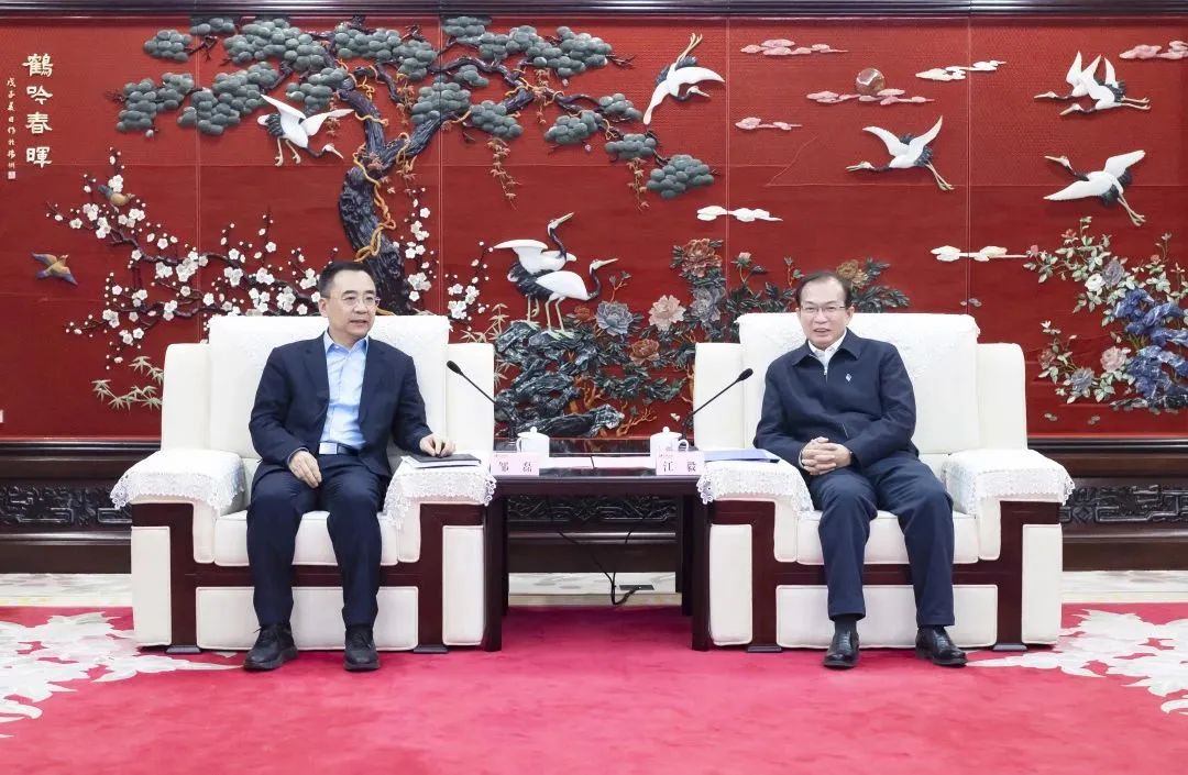 鄒磊、劉明勝拜訪中國(guó)華電董事長(zhǎng)江毅、總經(jīng)理葉向東