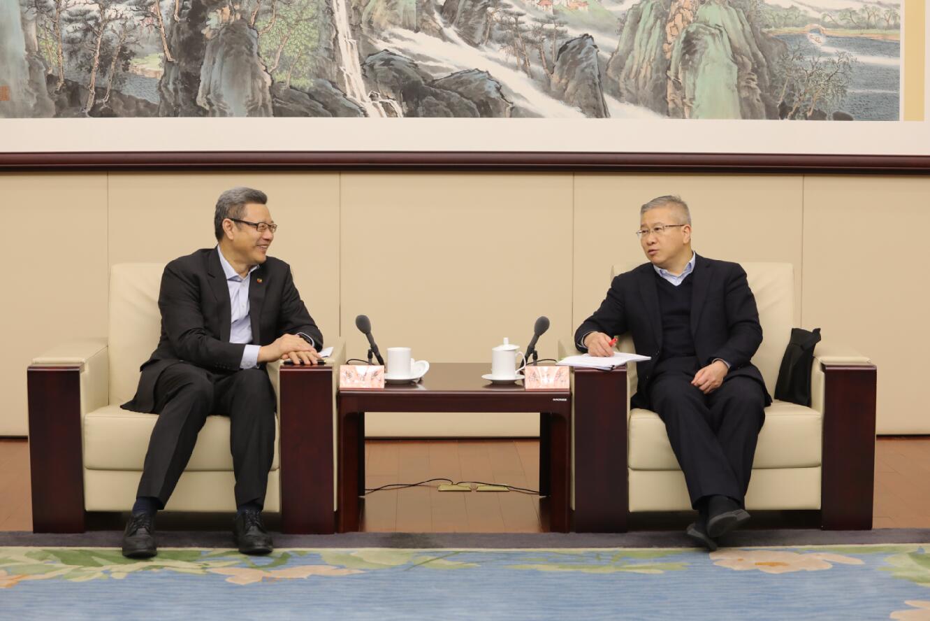 國家電投黨組書記、董事長錢智民拜會浙江省委常委、常務副省長徐文光