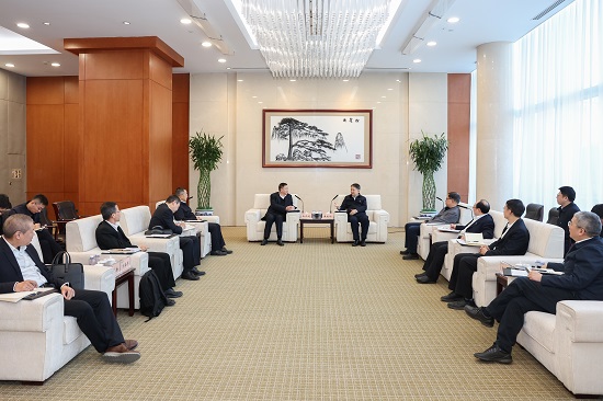 溫樞剛鄧建玲會見中廣核集團董事長楊長利、總經(jīng)理高立剛