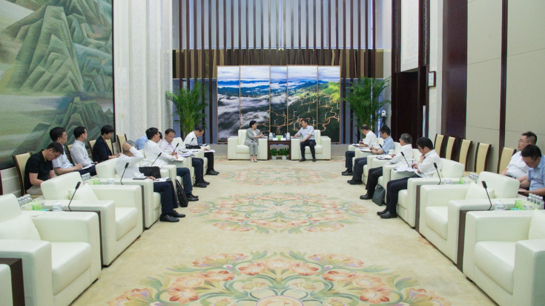 國家電投黨組書記、董事長劉明勝會見江蘇省委常委、南京市委書記韓立明
