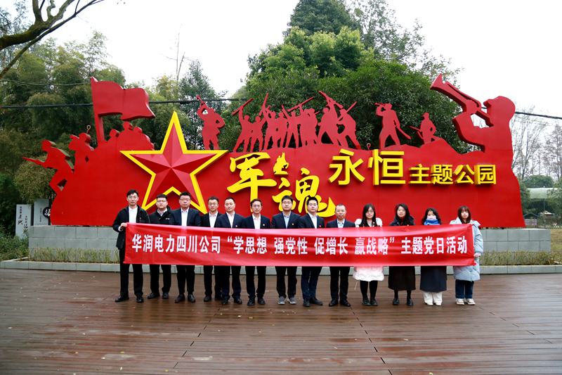 華潤電力四川公司聯(lián)合華潤集團(tuán)在川企業(yè)開展“學(xué)思想、強(qiáng)黨性、促增長、贏戰(zhàn)略”主題黨日活動